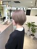 カット＋ケアブリーチダブルカラー＋Tr ￥24000