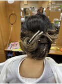 パーティ和装ヘアセット