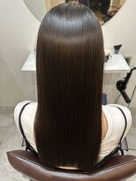 ジーナ 北千住(Zina)&nbsp;髪質改善＊艶髪ストレート＊オリーブブラウン【Zina北千住】