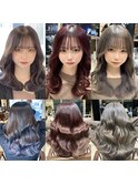 韓国ヘア　2wayバング  レイヤーカット くびれヘア  顔周り