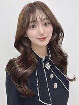 アイトーキョーエス 渋谷(AI TOKYO S)&nbsp;シースルーぱっつん前髪レイヤー似合わせカットおくれ毛