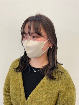 ジーナ 南草津(Zina) グレージュカラー×イヤリングカラー