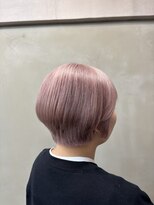 ファビ 渋谷(Fab)&nbsp;くびれヘア/暗めカラー/アプリコットオレンジ/縮毛矯正