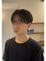 メゾン(Maison)&nbsp;【サンウォン風】ストレートシースルーバング /メンズ韓国ヘア