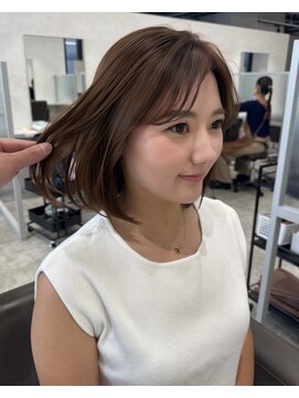 キートス(Kiitos) ★20代30代40代U24内巻きボブ似合わせマロンベージュショコラ