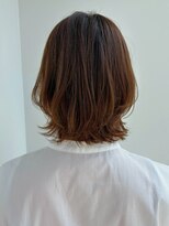 ガーデン 銀座(GARDEN)&nbsp;ボブ レイヤー 顔まわりカット ひし形 ナチュラルブラウン