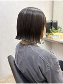 【ぱつっとボブ】ボブ/立川/縮毛矯正/髪質改善/ストレート