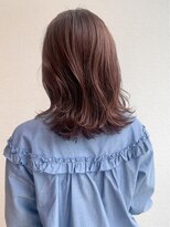 ムエベ(MUEBE)&nbsp;透明感×軽やかミディ｜柔らかピンクブラウン