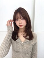 リブランド 銀座(REBRAND)&nbsp;内巻きワンカールロンググレージュブラウン