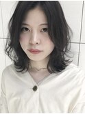 外ハネミディ