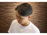 カット+シェービング+眉毛カット+カラー〈白髪染め可〉