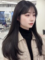 ガーランドウメダ(Garland umeda)&nbsp;オリーブカラー、レイヤーカット　担当　垣内　7038