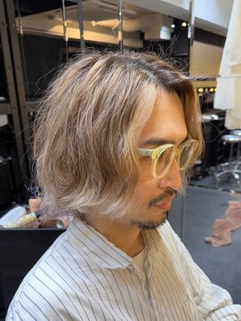 シド 表参道(s.i.d) 外国人風ブロンドメッシュショート