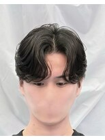 メンズヘアセンス 渋谷(MEN'S HAIR SENSE)&nbsp;ニュアンスパーマ/センターパート/メンズ/眉毛/フェザーパーマ