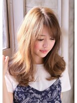 ヘアーズ ベリー 香椎店(hairs BERRY)&nbsp;BERRY＿黒髪＿エアリーミディ＿オーガニック＿フリンジウエーブ