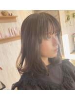 ヘアサロン イロドリ(hair salon irodori)&nbsp;【透ける透明感】小顔ミディ＆フリルカール