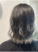 Lien☆大人かわいいバレイヤージュグレー×ココアブラウン