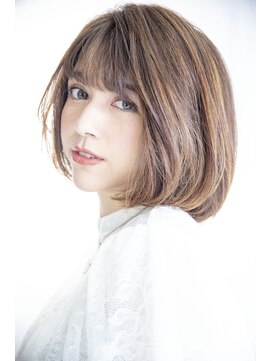 ビューティーアンドケアカロン(Beauty and Care CALON) 【銀座】シルエット重視美バランスの透明感ハイライト＆ボブ