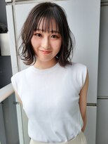 コーゾーギンザ 上野御徒町店(KOZO GINZA) 20代30代/ふんわり外ハネボブ/シースルーバング