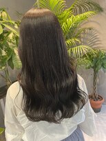 ダンク(DUNK)&nbsp;セミロング×グレージュカラー