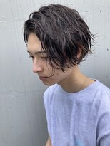 フィフス 渋谷(fifth)&nbsp;センターパートツイストスパイラルパーマツイストパーマ刈り上げ