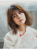 透け感が色気があって可愛い　トランスペアレントボブ
