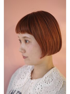 ドロシー(dorothy) ミニボブ　オレンジボブ　ショートバング