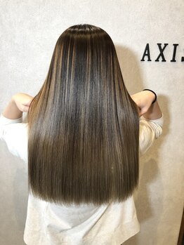 オーガニックヘアサロンアクシス(Organic hairsalon AXIS)の写真/人気沸騰中☆特許技術を持つ「ＴＯＫＩＯインカラミ」と最旬「Ｇｌｏｂａｌ」でうるツヤの美髪へ・・・☆