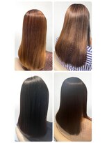 美容室フルール&nbsp;30代40代大人可愛い髪質改善カラーラベンダーグレージュ透明感