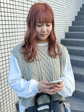 ロジェ(loje) 【loje】透明感ピンクブラウン/エアリーロング/ハイトーンカラー