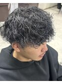 ツイストスパイラル 波打ちパーマ メンズパーマ メンズカット