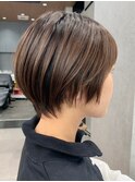 30代40代大人女性/前髪ありショートボブ/ショートヘア/髪質改善