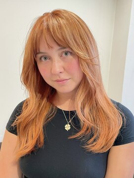 ルシアーアトリエ(Luthier atelier) ふんわりレイヤー×ビタミンオレンジベージュ