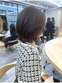 丸みが可愛いミディアムボブスタイル　村田