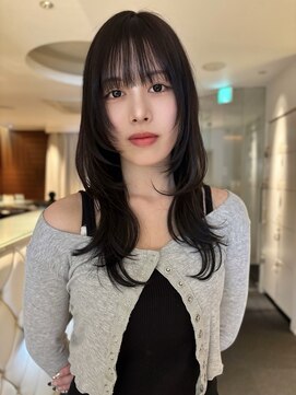 ヤヨイブレインズフェアリー(YAYOI BRAINS fairy) 透け感シースルーハッシュレイヤーロング☆