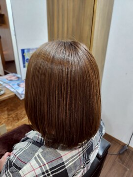 ソレイユ フィス店(Soleil) ツヤストレート髪質改善白髪染めハイライト30代40代50代東久留米