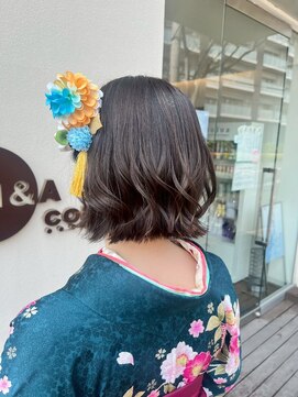 エヌアンドエーコンティ(N&A CONTi) レトロモダン！和装ショートボブ/卒業式/入学式/成人式