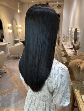 アンド ラ ブランシュ(&.La Blanche) 大宮/髪質改善/ヘッドスパ/黒髪風カラー