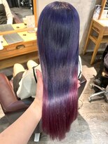 アフィナー(Afinar) 【横浜/横浜駅】グラデーション×艶髪バイオレットカラー