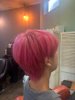 美容室 グリリ(guriri)&nbsp;ピンクカラートレニージョカラー