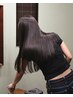 【ダメージにお悩みの方へ】カット+髪質改善カラー+トリートメント