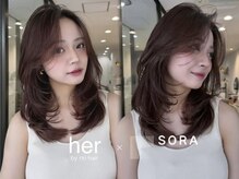 ワンカールできまるこだわりの レイヤーカット★ 表参道/韓国風