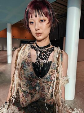 レコ 渋谷(LECO) パープルローライトレイヤーショート