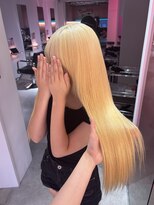 ダズリングディア(Dazzling Deer)&nbsp;抜きっぱなしブロンド/ロング／ストレート／ハイトーン