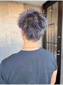 ダークグレージュスパイキーショート