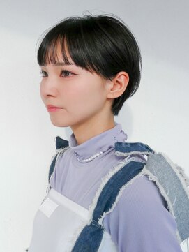 アイティーバイアルバム 八王子店(IT by ALBUM) ショート前髪カット似合わせカットダークアッシュ_ba578671
