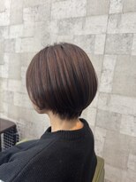 メノン 茨木店(Menon) 丸みショート×ブラウンベージュ