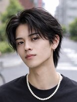 メンズフィール 心斎橋(MEN'S FEEL) MEN’S/リバースセンターパート/ニュアンスパーマ/心斎橋