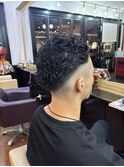 プードルパーマ　メンズショート　佐世保