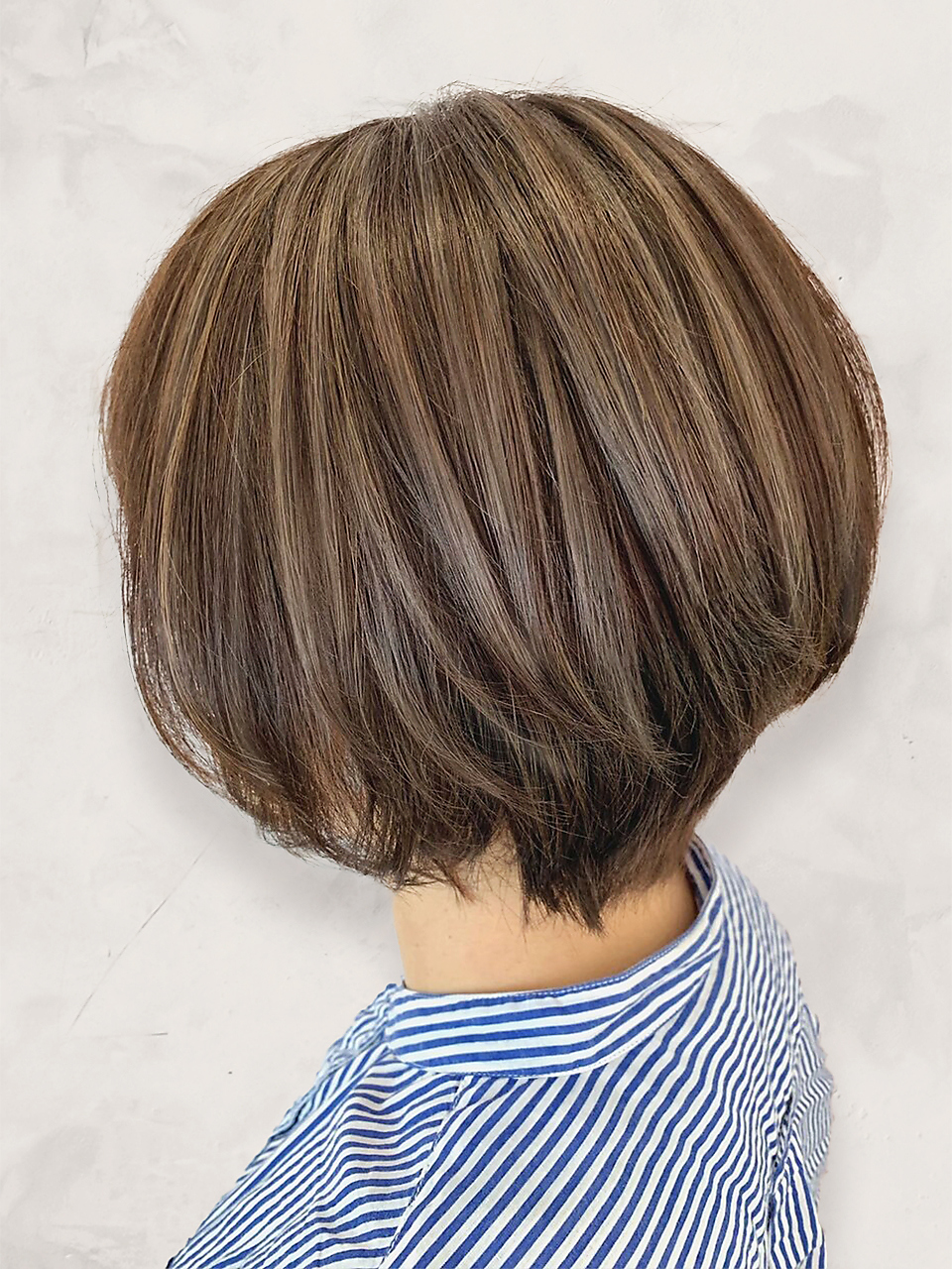 エルプラスヘアー 平尾店(L+hair) 20代30代大人可愛いショートカット丸みハイライト春カラー